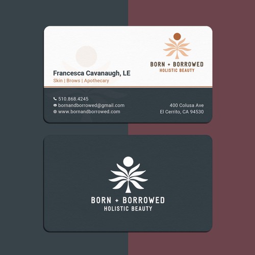 Designs | BORN + BORROWED business card | Business card contest