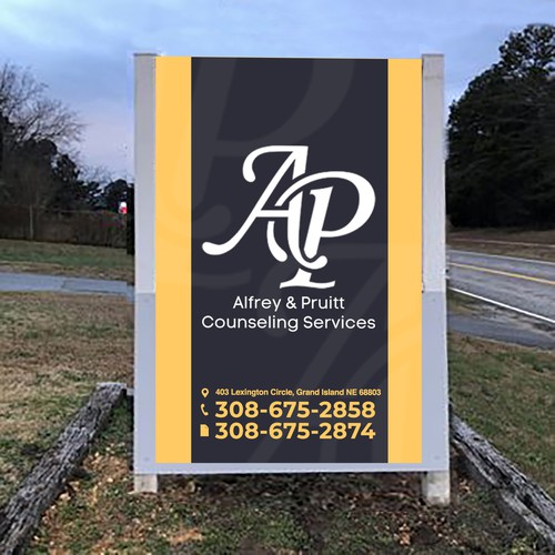 Design di We Need a Professional Street-Facing Sign for Our New Counseling Location di Creativity symbol