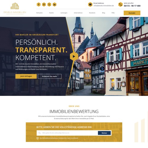 Web page design contest entry by ✨Design Genie✨