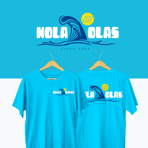 Hola Olas tee Design by raf7371