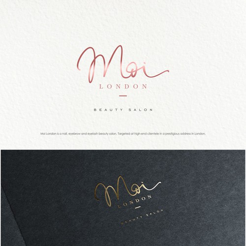 Moi London needs an innovative and elegant logo Design by Echel's