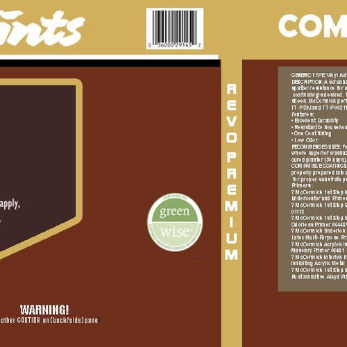 Design a new Paint Can label for a Premium Paint! Design by salimar