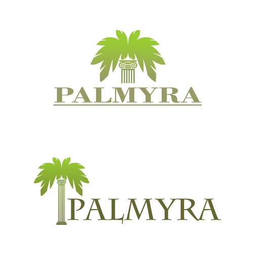 Palmyra Logo Context - Mix of History and Technology Design by Arcon74