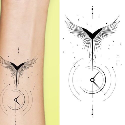 Create a tattoo design based on a quote Design von vanita