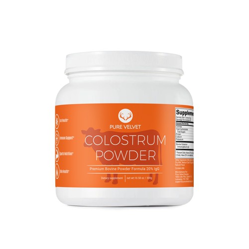 Design di Re-design Supplement Label to capture Amazon shopper attention & boost CTR - Colostrum Powder di Shisiouk