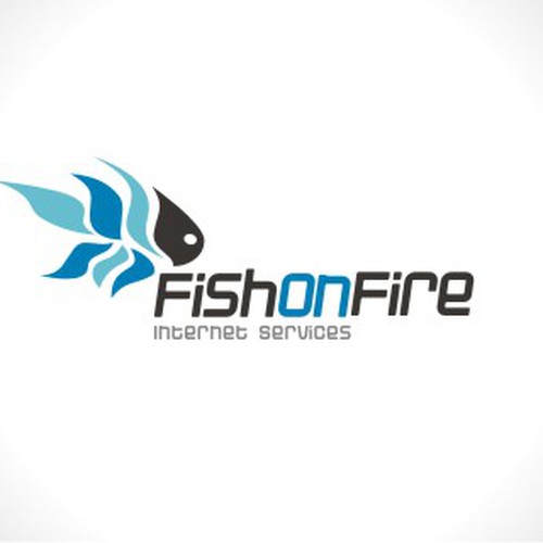 Fish on Fire - Internet Services Logo Design by Reddion