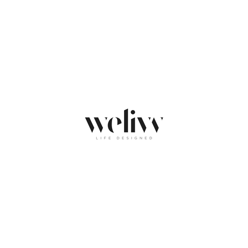 Text Based Logo for WeLivv | Logo design contest