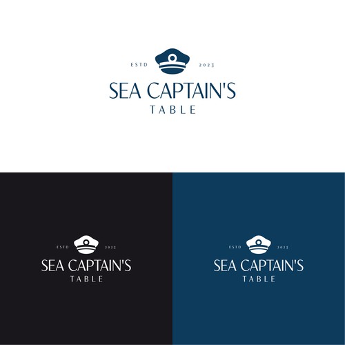 Sea Captain's Table Logo Design Design by davidwaschk