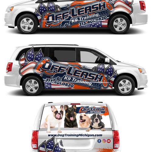 Fun, Trendy, Eye Catching Partial/Full Van Wrap Design by Kiky Rizki