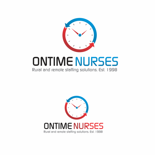 logo and business card for Ontime Nurses Ontwerp door I-Designs™