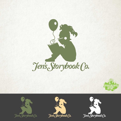 Logo Design for Children's Book Company Design por YNYPhotoandDesign