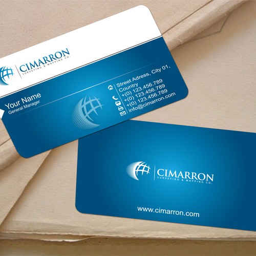 stationery for Cimarron Surveying & Mapping Co., Inc. Design von jopet-ns
