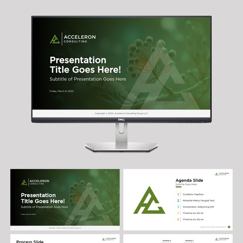 Modern impactful powerpoint template Design by Wisden