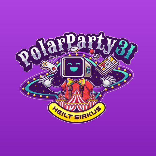 Logo for computer party Design by bayuRIP