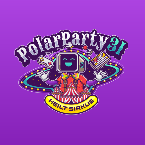 Logo for computer party-ontwerp door bayuRIP