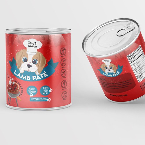 Design a super premium pet food packaging! Design by Budour A.