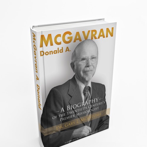 Create a compelling book cover design for an academic biography for Christian pastors and students Design by Bogdan Savu