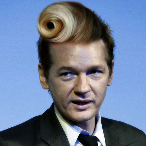 Design the next great hair style for Julian Assange (Wikileaks) Réalisé par plusvalue