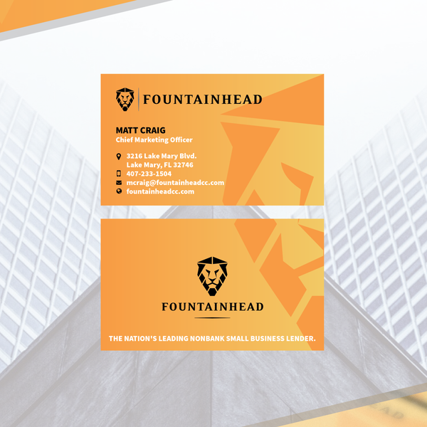 Modern Business Card for Accounting Company