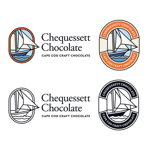 Design a sophisticated logo for a luxury craft chocolate company Diseño de yuhok