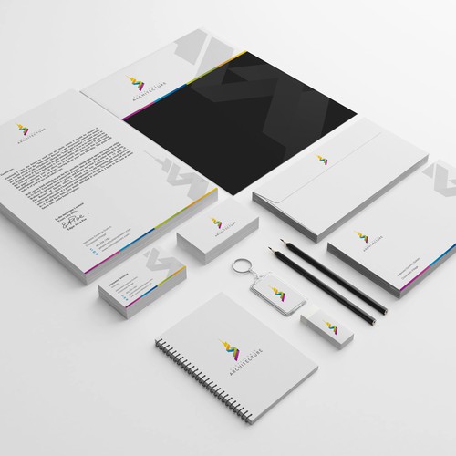 Creative implementation: business card, letterhead, envelope designs needed, Business card contest