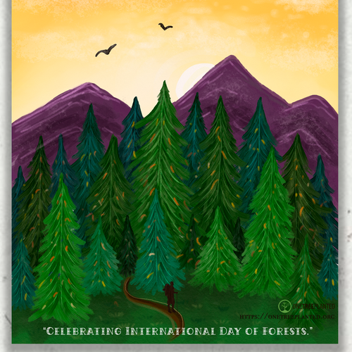 Design di Awesome Poster for International Day of Forests di Ketrin Chern