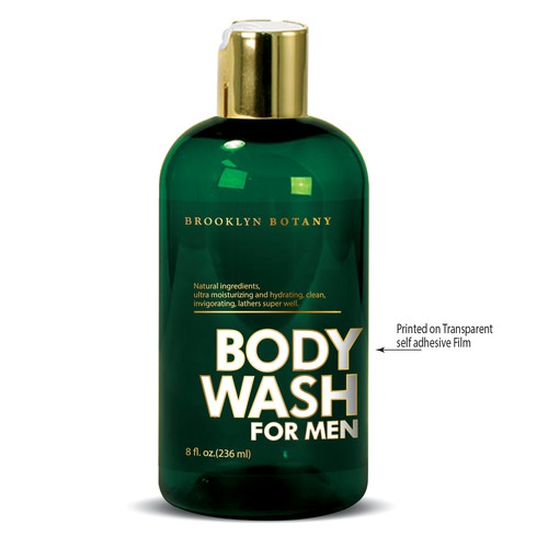 Design a Luxurious Men's Body Wash Design by Debdutta*