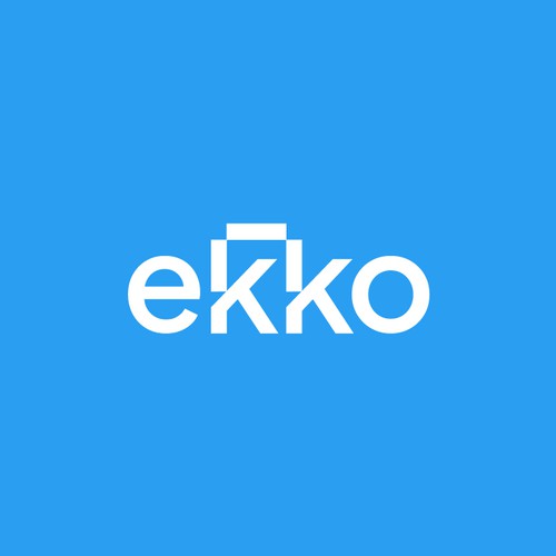 SIMPLE LOGO - ekko Letters then dm after Design by Khairul__Islam