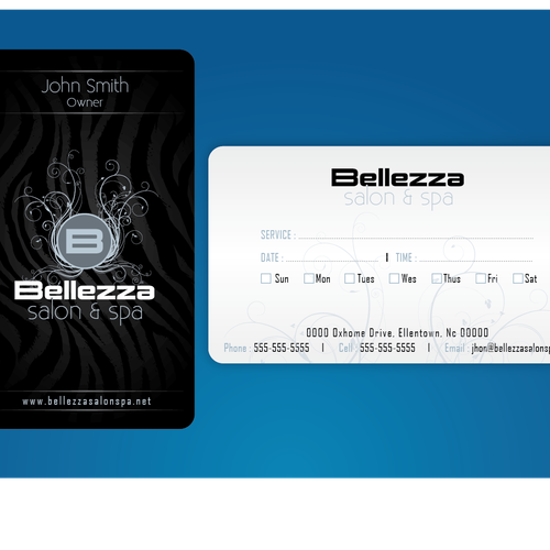 New stationery wanted for Bellezza salon & spa  Ontwerp door FishingArtz