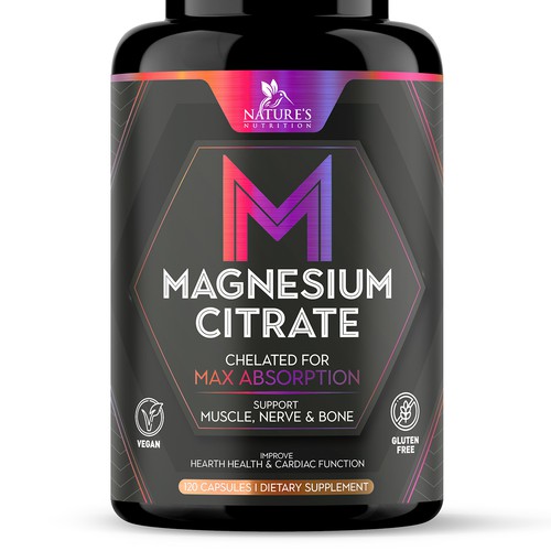 Premium Magnesium Citrate Design needed for Nature's Nutrition Design by ✝DeSiGnEr✝JOHN