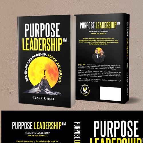 Purpose Leadership Book Cover Design by desainbagus3