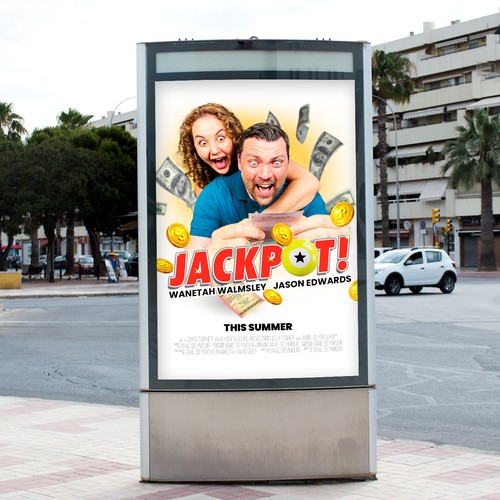 JACKPOT! The Comedy Short Film Poster Design Challenge" Design by Kosmos Creatives