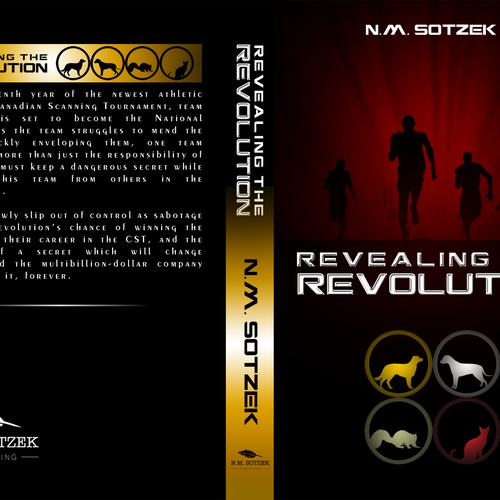 Design an awesome cover for Science/sports-fiction novel 'Revealing the Revolution' Design by 88dsgnr