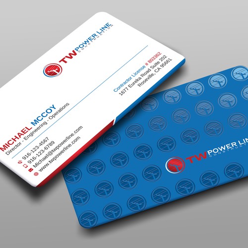 Business Card for a high voltage company Design by prosenjit_P