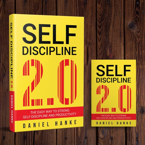 Book cover for a book about SELF-DISCIPLINE Design by DZINEstudio™