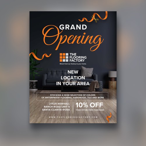 Grand Opening Flyer Design by M A D H A N