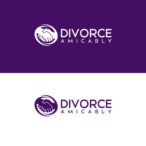 Logo for a new, healthy way for reasonable people to divorce Design by B"n"W