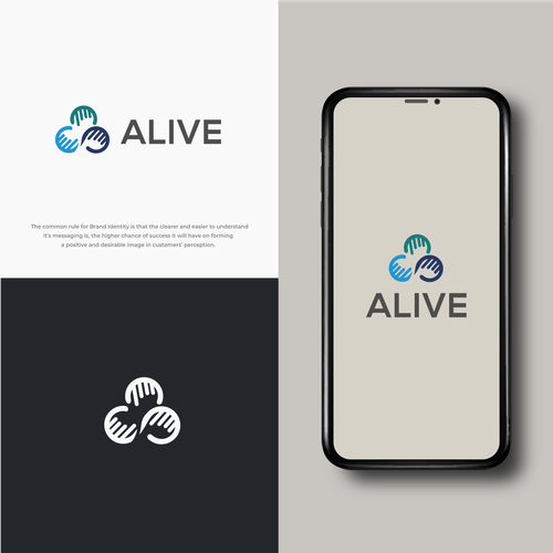 Design a logo for a research project called: ALIVE Design réalisé par by Laura