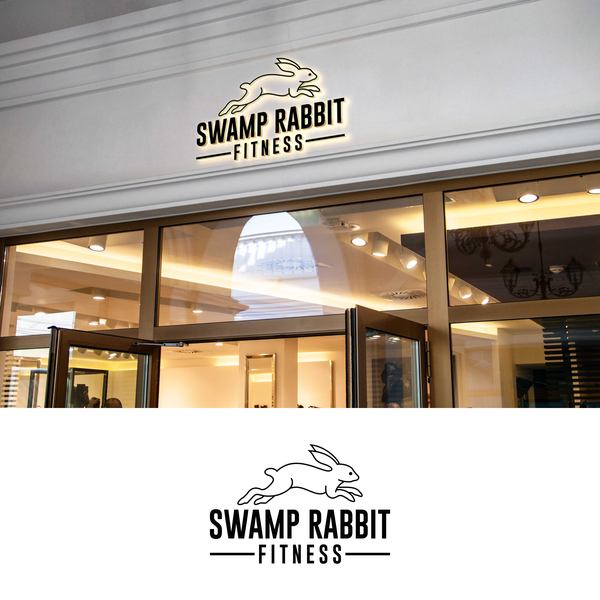 Design by kaholiya titled "Swamp Rabbit Fitness"