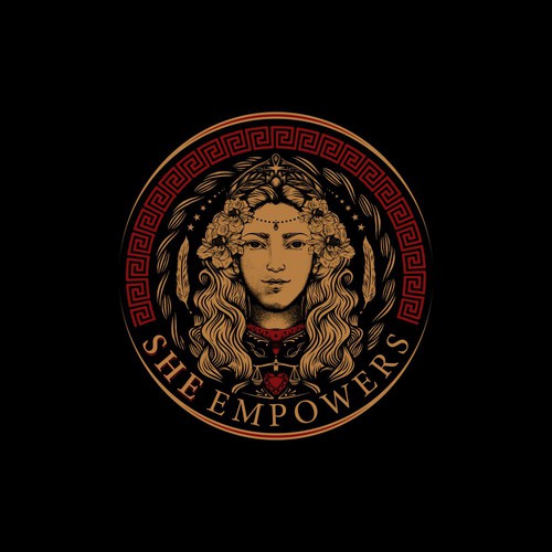 SHEempowers - luxurious design of a woman preferrably in some kind of a circle to appeal to women professionals Design by BlacKing