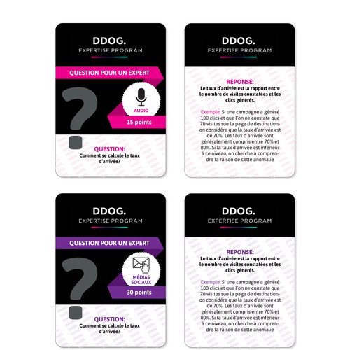 "Question pour un expert" winning Postcard, flyer or print