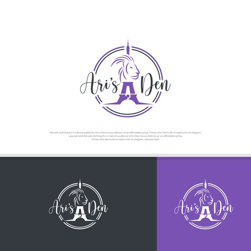 Design an elegant logo for an elegant clothing line Design by StudioJack