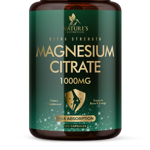 Premium Magnesium Citrate Design needed for Nature's Nutrition Design by UnderTheSea™