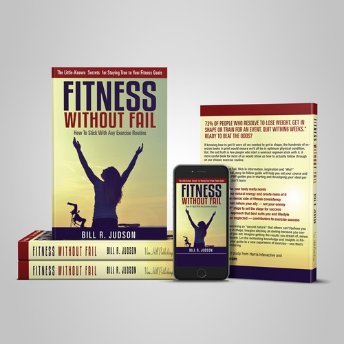 Cover for a fitness motivation book Design by devstudio