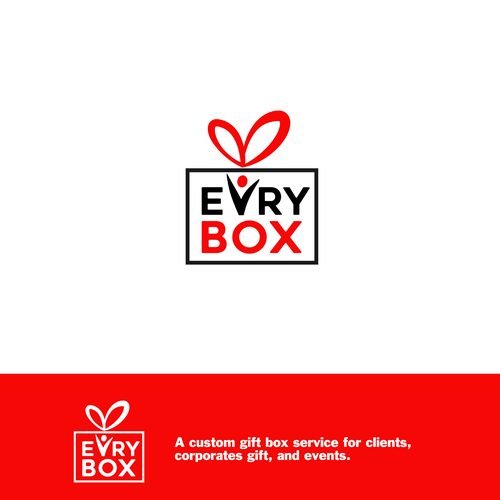 Subscription box logo for shipping and brand recognition Design by RarePixel™