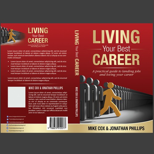 Design inspirational book cover for career-changing book Design by Lizaa