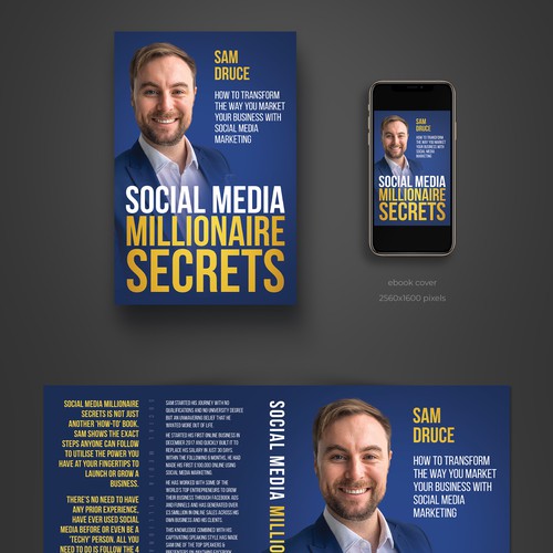 Design A Social Media Marketing Book Cover Being Sent to 500,000 in 10 days! Design by P I X 3 L