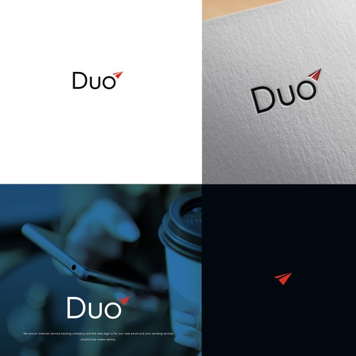 Duo | New Email+SMS service provider Design by igorart5