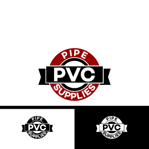 Create a professional logo for our pvc pipe supplies store Logo