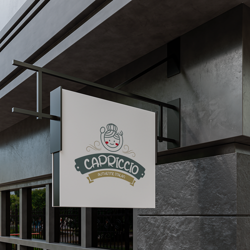 Classic elegant logo for Italian Restaurant Design by dnzbkr